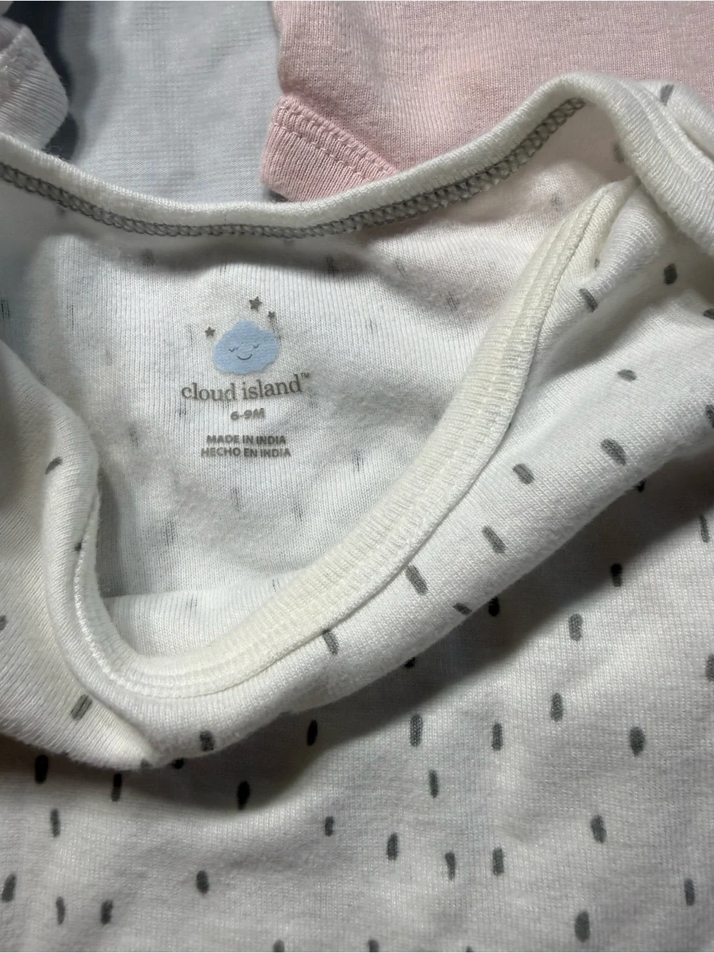 Baby Girl Pink Bodysuits Bundle Size 6-9 Months
